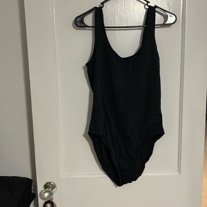 Low back swim suit